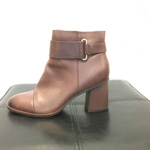 Brown booties